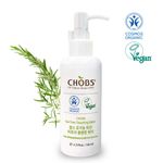 CHOBS Organic Vegan Tea Tree Cleansing Water 140ml Gentle Deep Makeup Remover _ Made in Korea